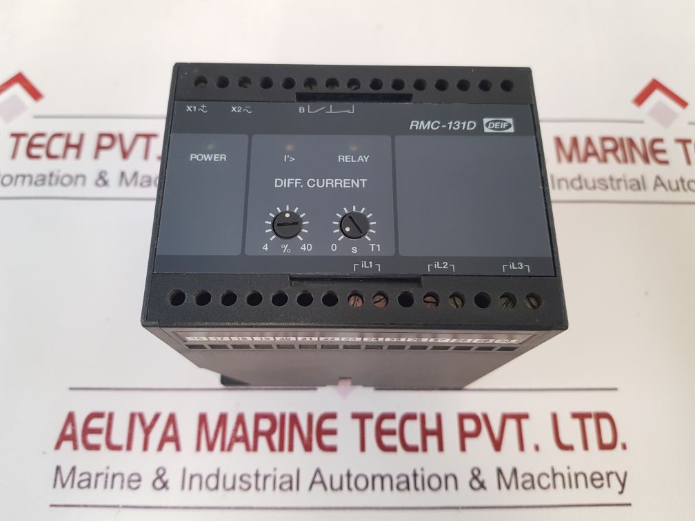 Deif Rmc-131D Differential Current Relay 406630.130
