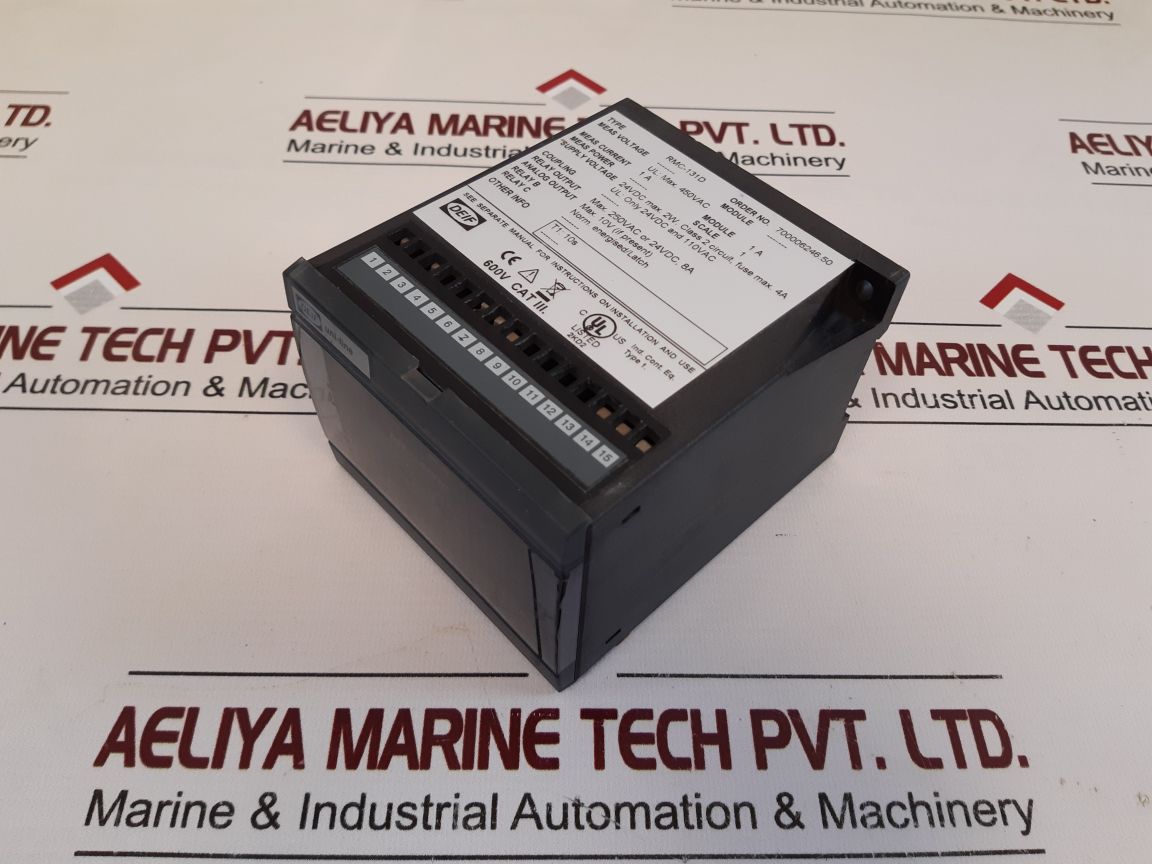 Deif Rmc-131D Differential Current Relay 700006246.50