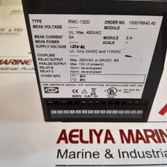 Deif Rmc-132D Current And Short Circuit Relay 100076840.40