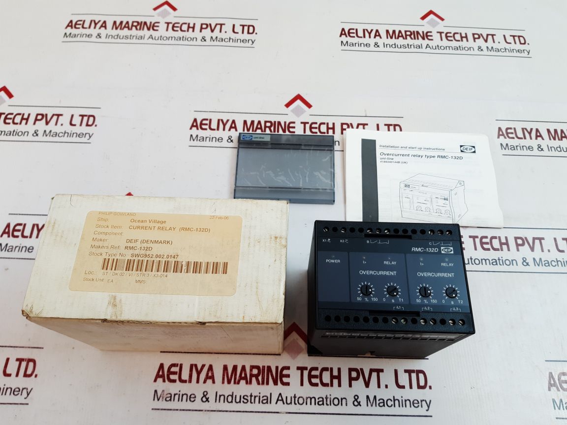 Deif Rmc-132D Overcurrent Relay