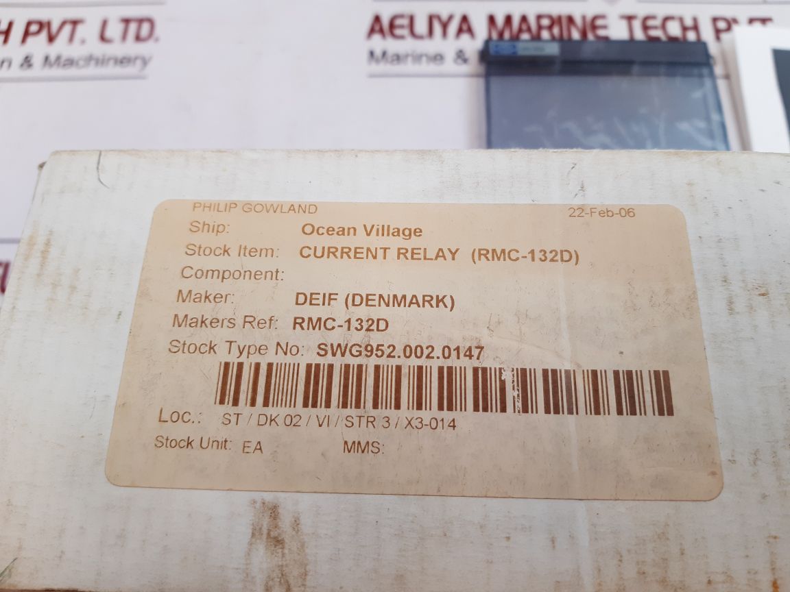 Deif Rmc-132D Overcurrent Relay