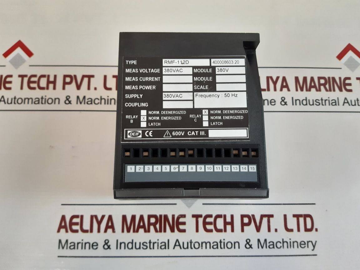 Deif Rmf-112D Frequency Relay 400008603.20