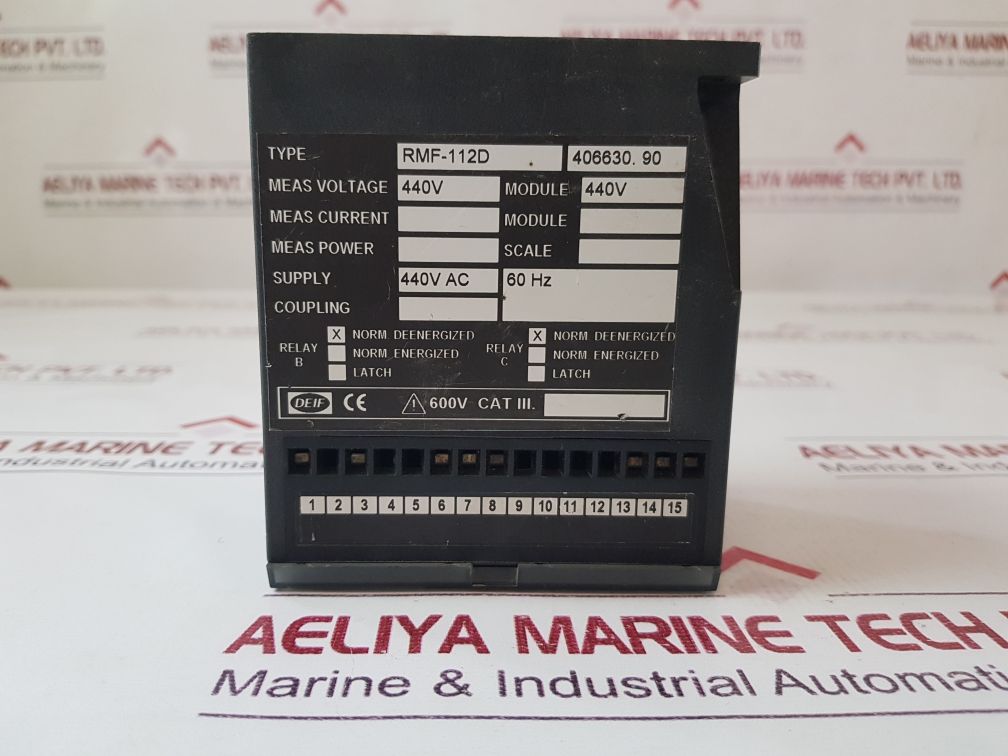 Deif Rmf-112D Frequency Relay 406630.90