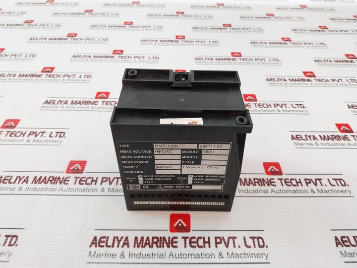 Deif Rmf-112D Overload Power Relay 440Vac 60Hz