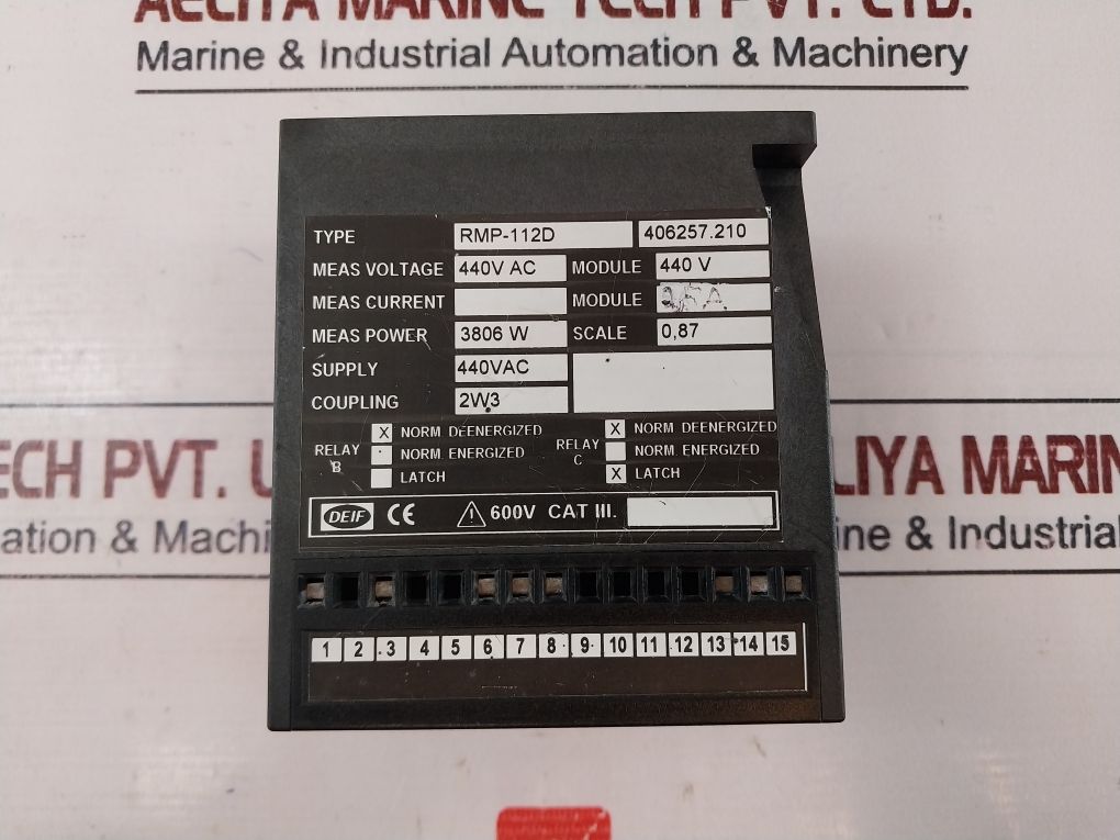 Deif Rmp-112D Reverse Power Relay