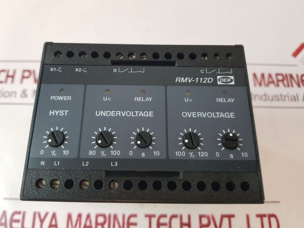 Deif Rmv-112D Protective Voltage Relay 100156030.90
