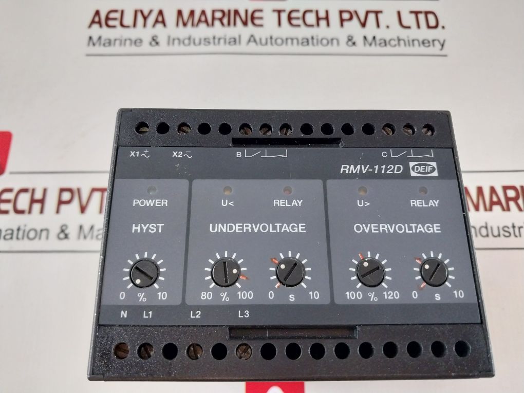 Deif Rmv-112D Protective Voltage Relay 247820.30