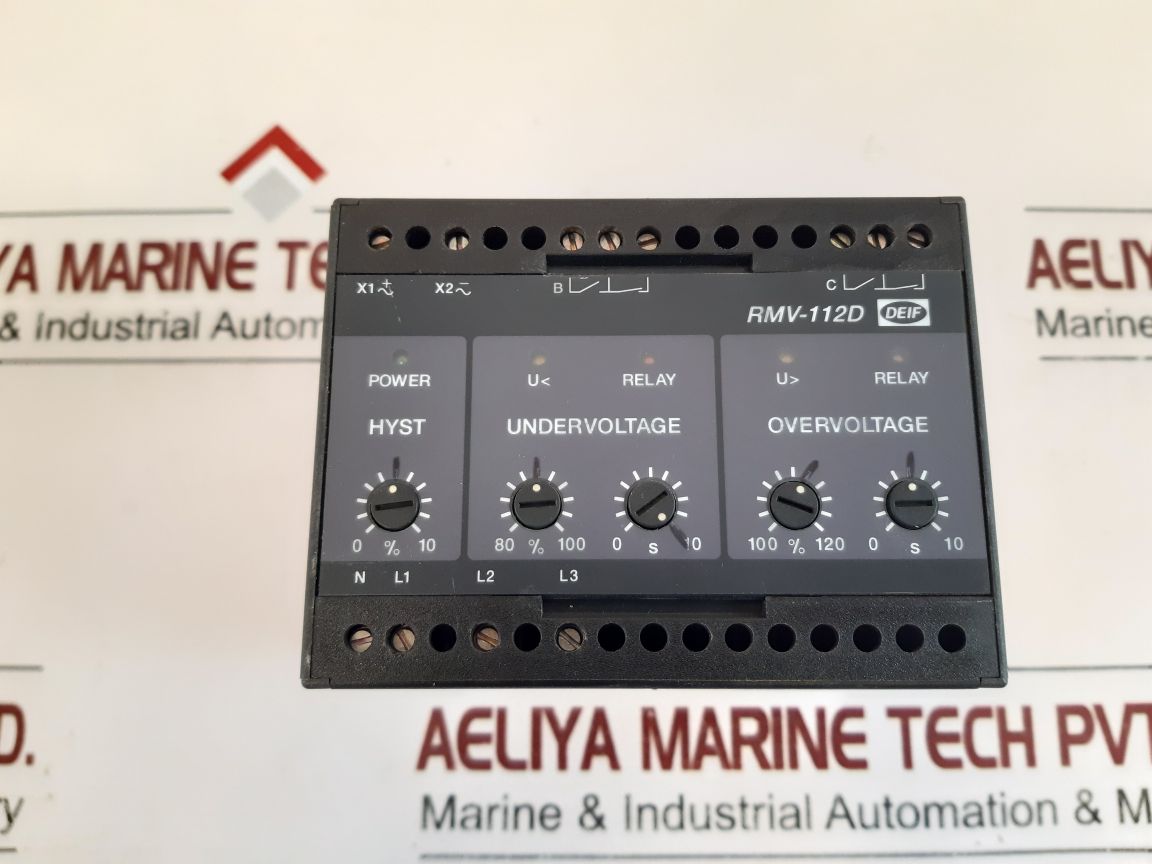Deif Rmv-112D Protective Voltage Relay 400008603.10