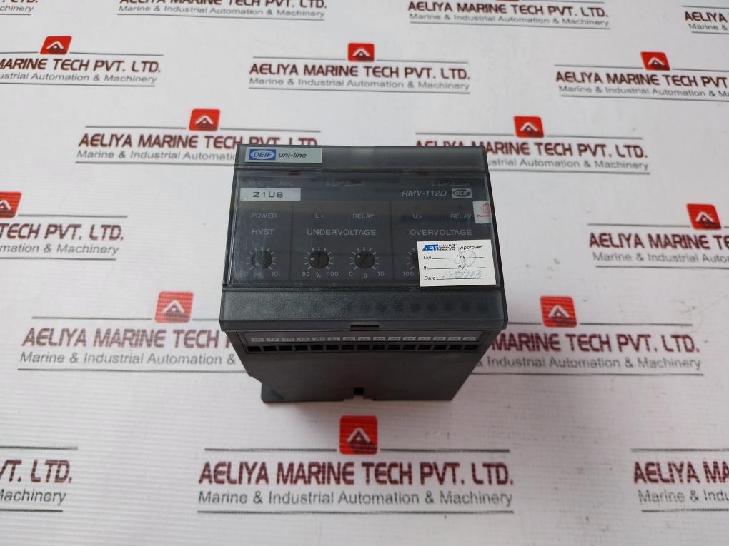 Deif Rmv112D Protective Voltage Relay 440Vac Aeliya Marine Tech