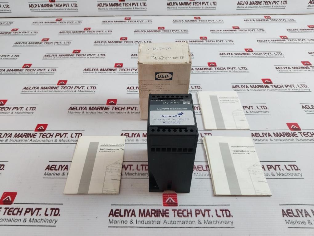 Deif Tac-311Dg Current Transducer 35 Mm Din Rail Or Base Mounting