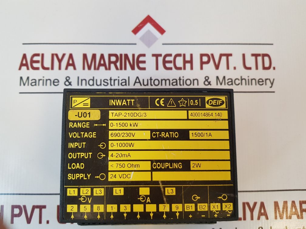 Deif Tap-210Dg/3 Inwatt Transducer 0-1500 Kw