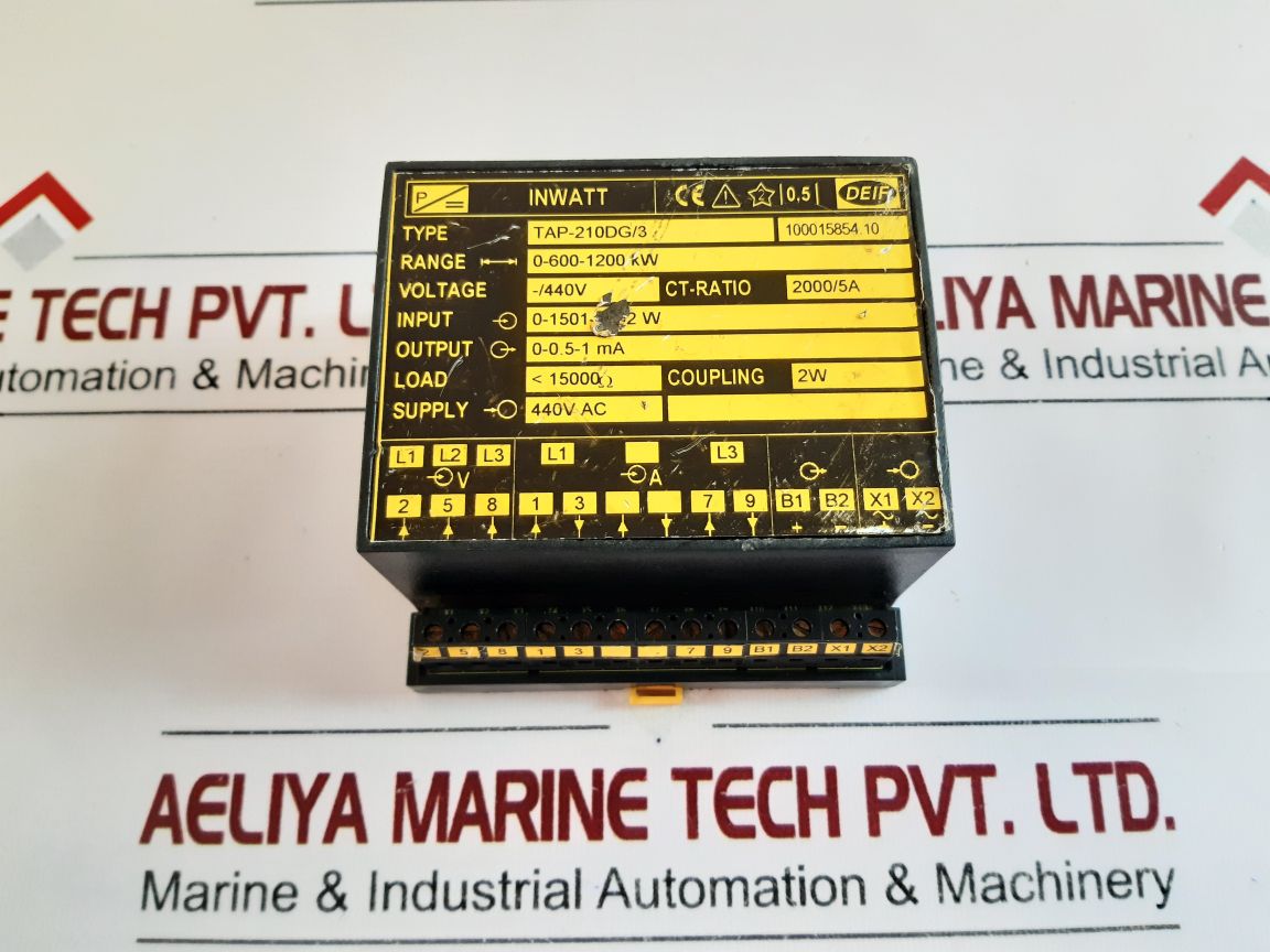 Deif Tap-210Dg/3 Transducer 0-600-1200 Kw