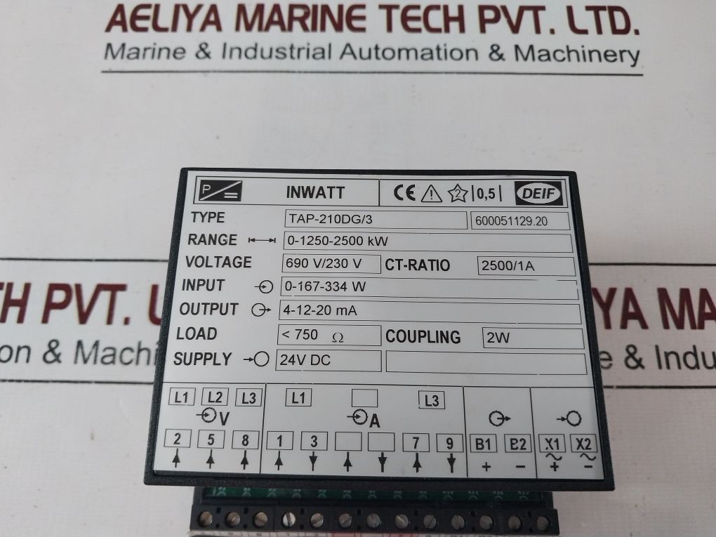 Deif Tap-210Dg/3 Inwatt Transducer 600051129.20