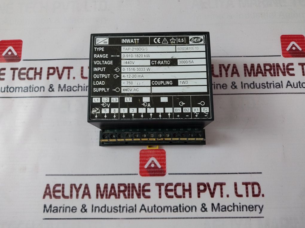 Deif Tap-210Dg/3 Inwatt Transducer 440V Ac

