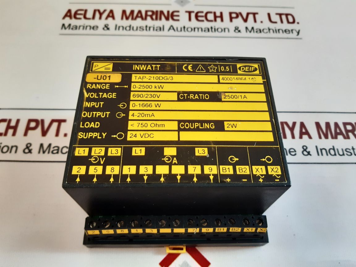 Deif Tap-210Dg3 Inwatt Transducer 400014864 140 ,0-2500 Kw