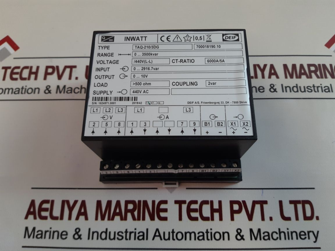 Deif taq-210/3dg inwatt transducer