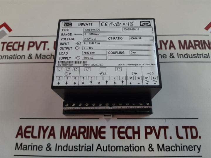 Deif taq-210/3dg inwatt transducer