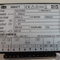 Deif taq-210/3dg inwatt transducer