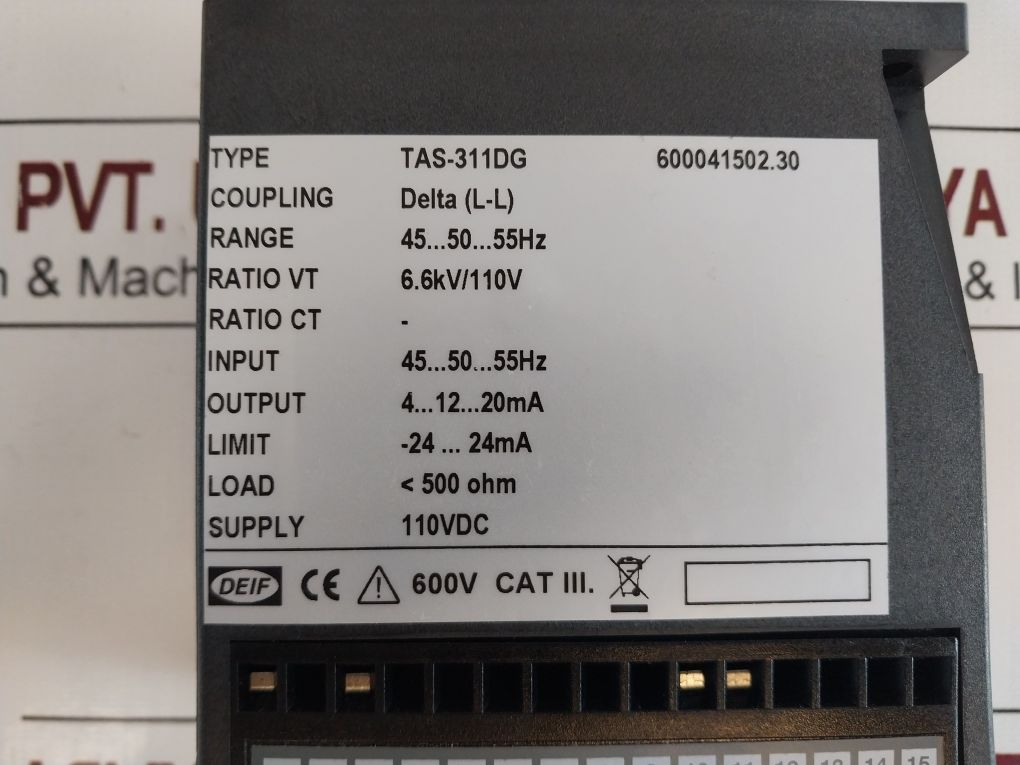 Deif Tas-311Dg Current Transducer 600041502.30 45...50...55Hz