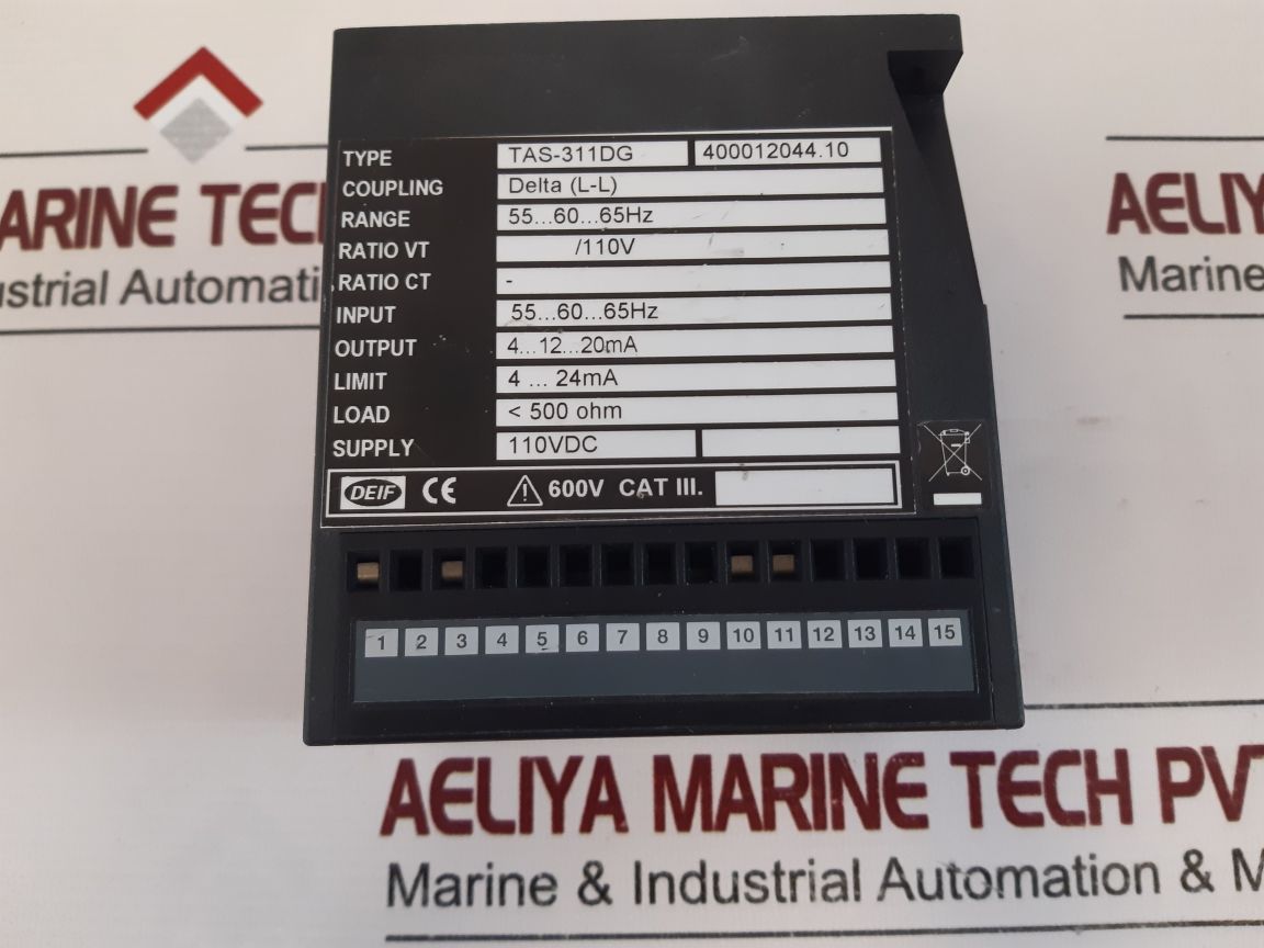 Deif Tas-311Dg Control Panel Signal Transmitter 400012044.10