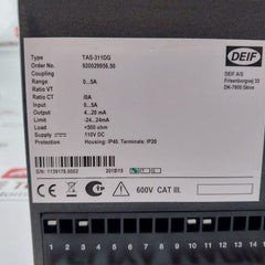 Deif Tas-311Dg Control Panel Signal Transmitter 920029956.50