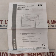 Deif Tas-311Dg Selectable Ac Transducer 110Vac