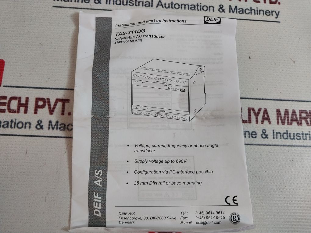 Deif Tas-311Dg Selectable Ac Transducer 132V