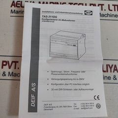 Deif Tas-311Dg Selectable Ac Transducer 132V