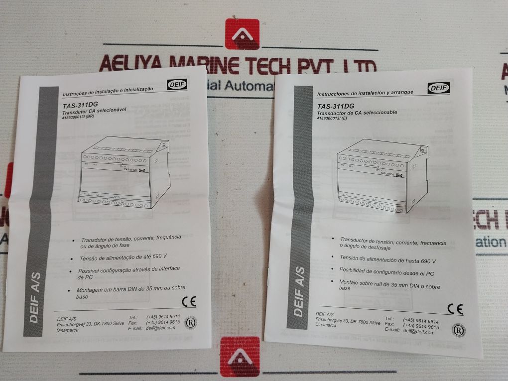 Deif Tas-311Dg Selectable Ac Transducer 132V