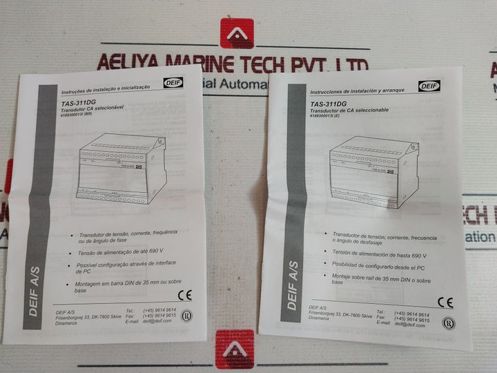 Deif Tas-311Dg Selectable Ac Transducer 132V