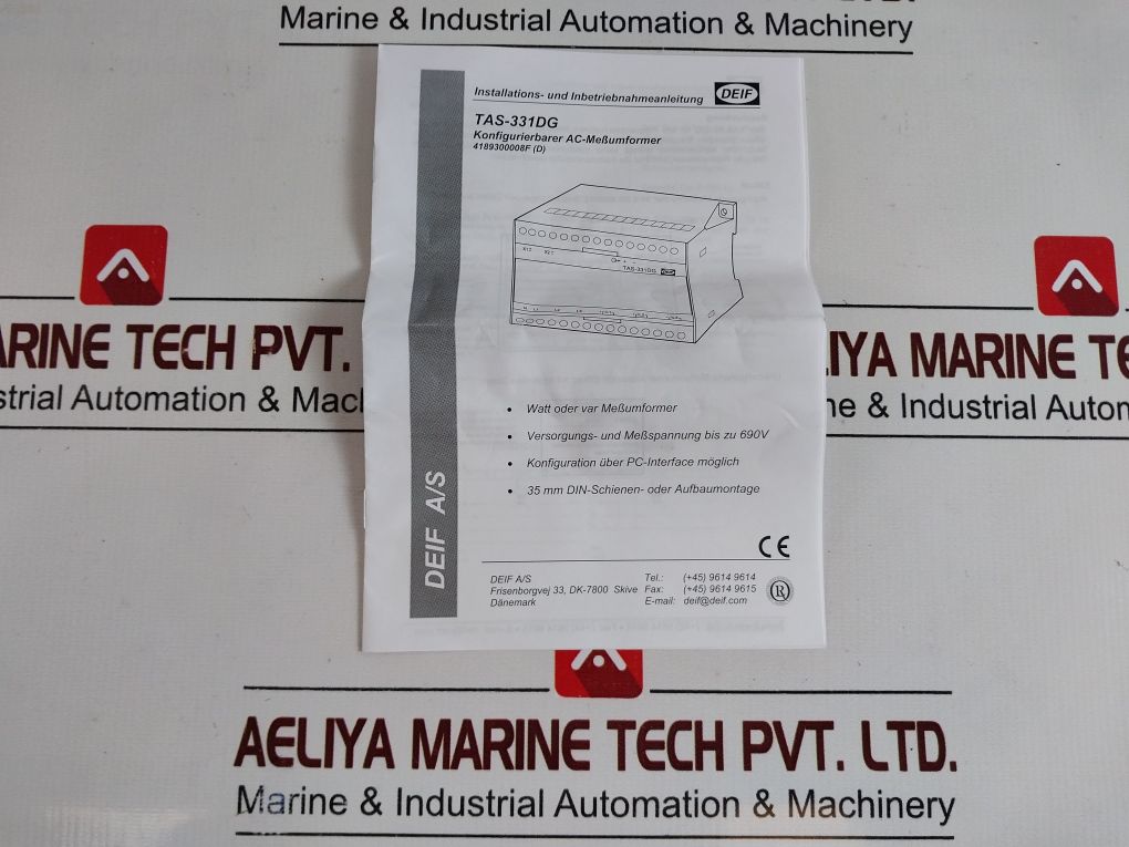 Deif Tas-331Dg Configurable Ac Transmitter 600042611.10