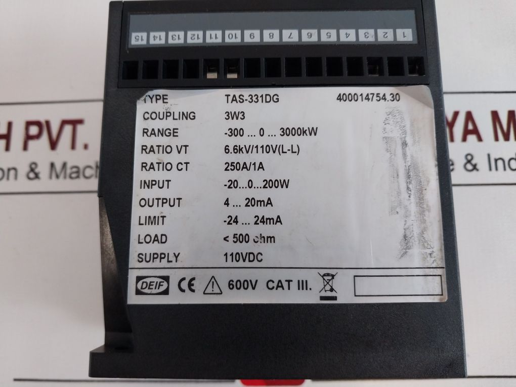 Deif Tas-331Dg Selectable Transducer -24…24Ma