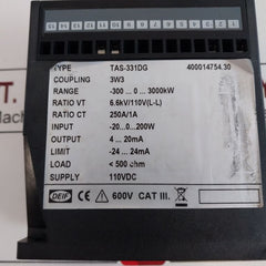 Deif Tas-331Dg Selectable Transducer -24…24Ma