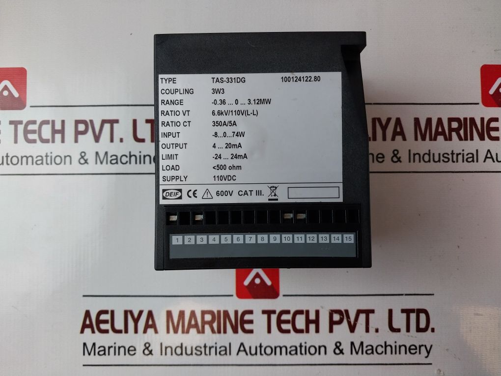 Deif Tas-331Dg 110Vdc Selectable Ac Transducer 100124122.80