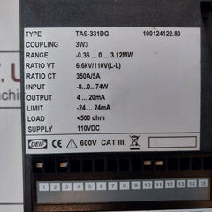 Deif Tas-331Dg 110Vdc Selectable Ac Transducer 100124122.80