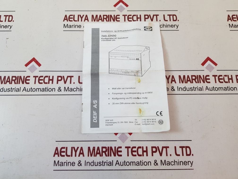 Deif Tas-331Dg Konfigurabel Ac Transducer