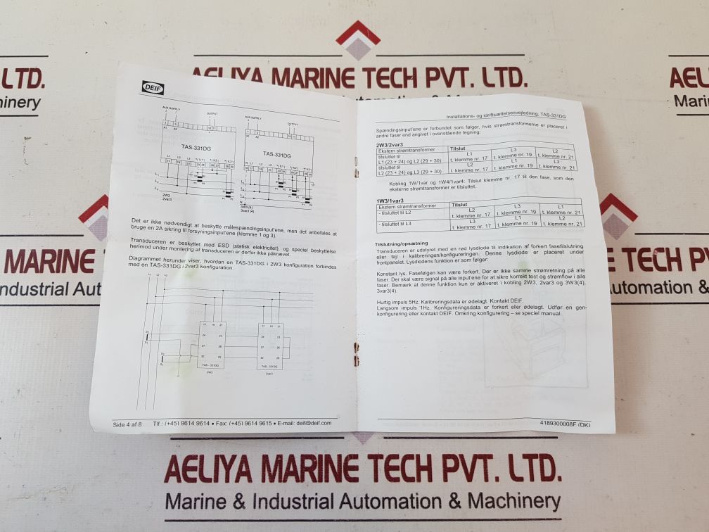 Deif Tas-331Dg Konfigurabel Ac Transducer