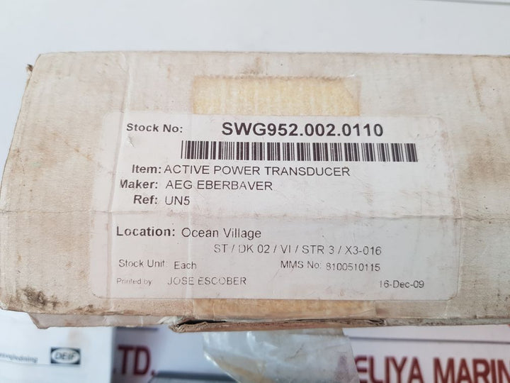 Deif Tas-331Dg Konfigurabel Ac Transducer