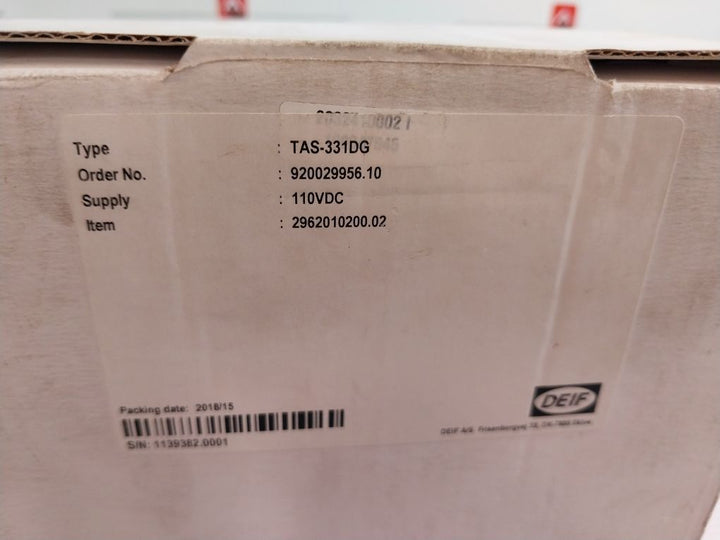 Deif Tas-331Dg Power Transducer 920029956.10 110V Dc