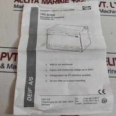 Deif Tas-331Dg Ac Transducer 110Vdc