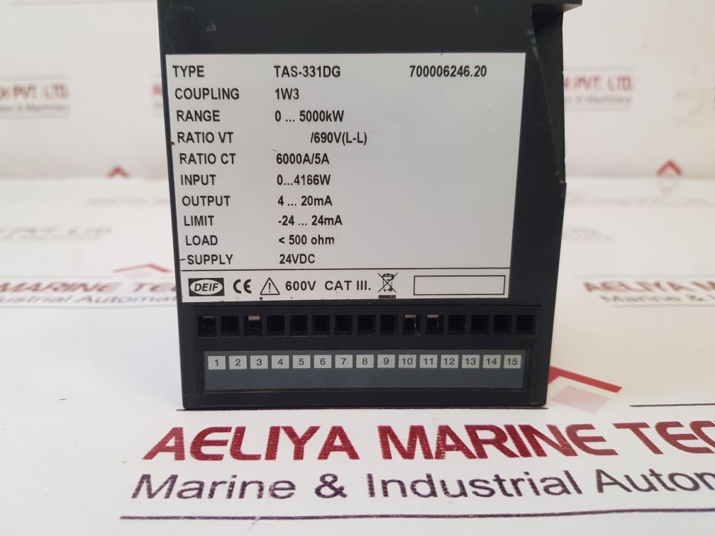 Deif Tas-331Dg Selectable Ac Transducer 700006246.20
