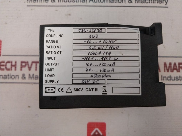 Deif Tas-331Dg Selectable Transducer 110V