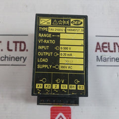 Deif Tav-210Dg/3 Single Fuction Transducer 0-500V 0-20Ma