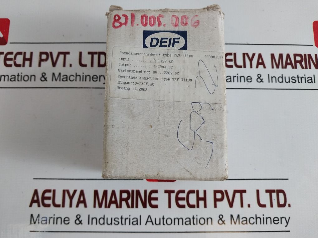 Deif Tav-311Dg Voltage Transducer 0-132Vac