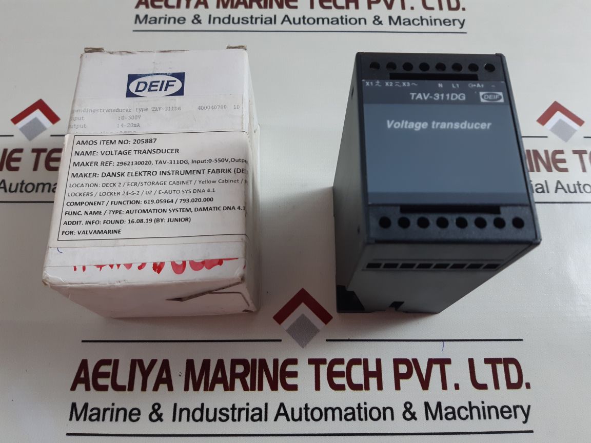 Deif Tav-311Dg Voltage Transducer 0-500V
