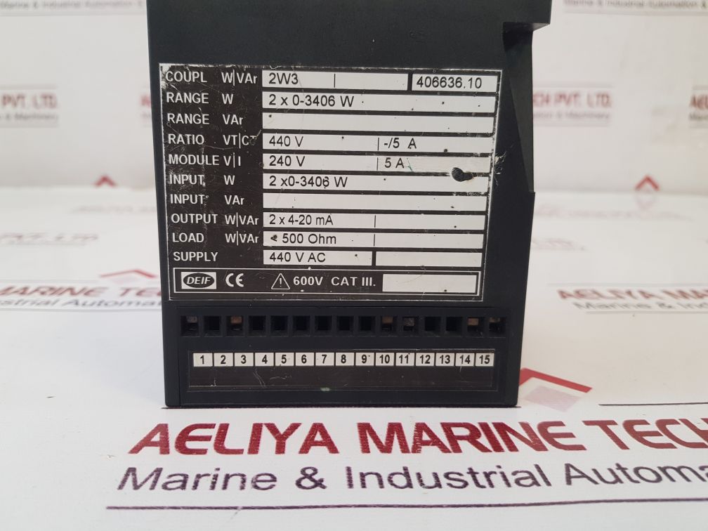 Deif Tax-312Dg Selectable Transducer 406636.10
