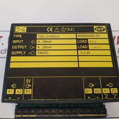 Deif Tdg-210Dg/2 Insulation Amplifier 400009582.60