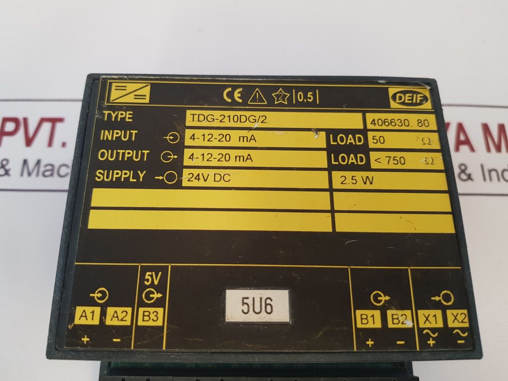 Deif Tdg-210Dg/2 Insulation Amplifier 406630.80