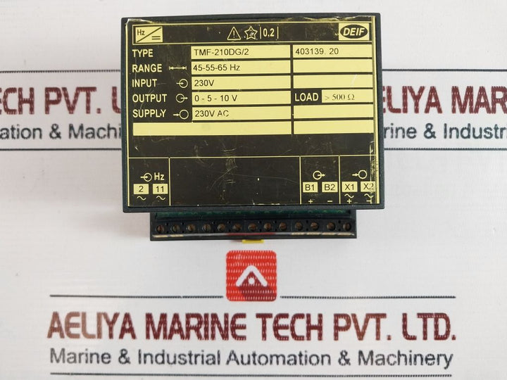 Deif Tmf-210Dg/2 Transducer 230V Ac 