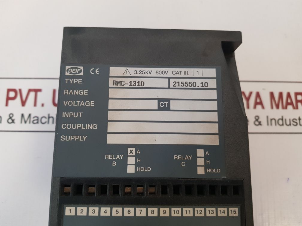 Deif Rmc-131D Differential Current Protection Relay